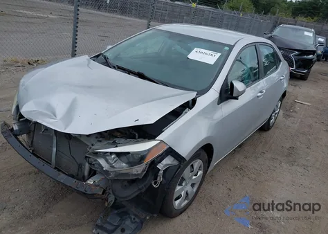 2014 Toyota Corolla Le z USA, uszkodzony, nr VIN 2T1BURHEXEC148252